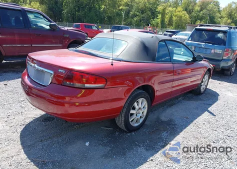 2005 Chrysler Sebring Gtc z USA, uszkodzony, nr VIN 1C3EL75R15N622005